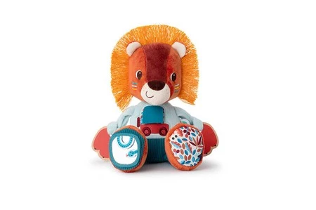 Lilliputiens Przytulanka aktywizująca wielofunkcyjna Lew Jack 9 m+