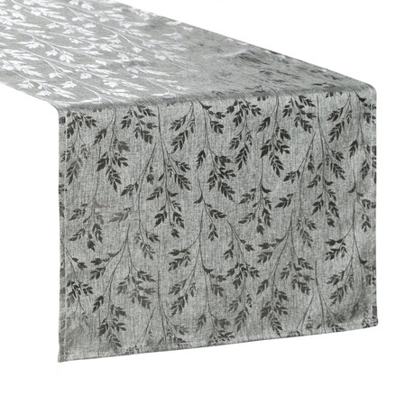 OBRUS SIMONA 40 X 180 CM SREBRNY