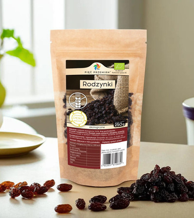Pięć Przemian - Rodzynki ekologiczne - 250 g