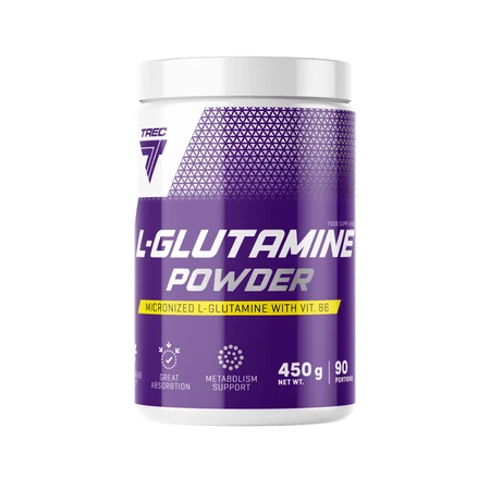 Trec L-GLUTAMINE POWDER Glutamina + Witamina B6 450g 