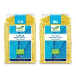 Zestaw: 2x Bio Planet − Kuskus kukurydziany − 400 g