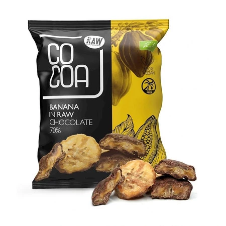 BANANY W CZEKOLADZIE BIO 70 g - COCOA