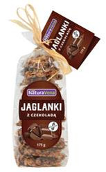 NATURAVENA CIASTKA JAGLANKI Z CZEKOLADĄ BEZGLUTENOWE 175g