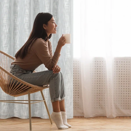 ZASŁONA GOTOWA LIREN 140 X 250 CM SZARY