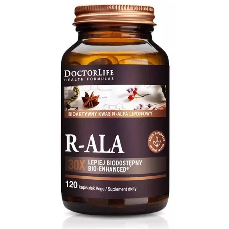 Doctor Life R-ALA wspiera działanie przeciwoksydacyjne 120 kaps.