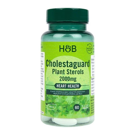 Holland & Barrett CholestaGuard Plant Sterols, 2000 mg na wsparcie w kontroli poziomu cholesterolu 60 tabl.