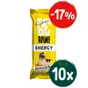 Zestaw: 10x BeRAW Baton owocowy Energy banan i orzeszki - 40g