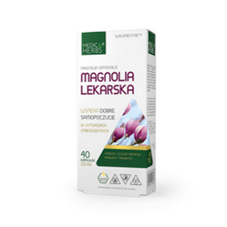 Medica HerbsMagnolia Lekarska 225mg na wsparcie dobrego nastroju 40 kaps.