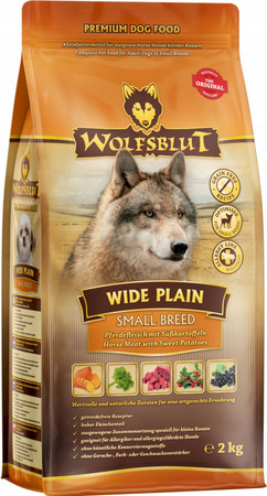 Wolfsblut Wide Plain Adult Small Breed Konina i Bataty 2kg – karma monobiałkowa dla małych ras