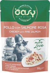 OASY Cat More Love Chicken Pink Salmon Kurczak Łosoś 70g