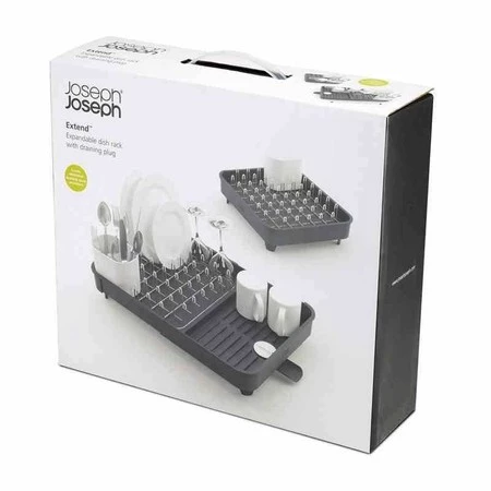 JJ - Suszarka do naczyń rozsuwana Extend™, szara
