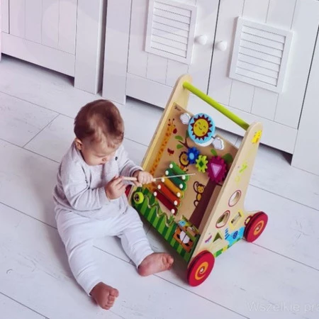 Chodzik Pchacz Wielofunkcyjny Drewniany Classic World