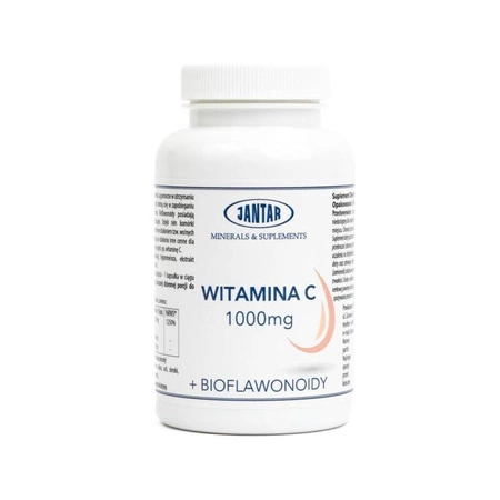 Jantar − Witamina C 1000 mg + Bioflawonoidy − 90 kaps.
