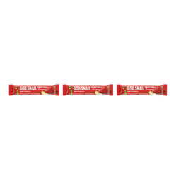 Zestaw: 3x PRZEKĄSKA ROLL LONG JABŁKO - TRUSKAWKA BEZ DODATKU CUKRÓW 15 g - BOB SNAIL