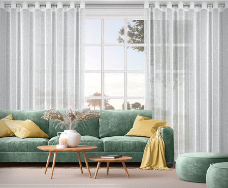 FIRANA GOTOWA KELLY 300 X 250 CM BIAŁY