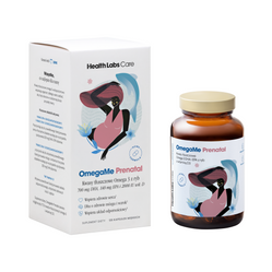 Health Labs Care OmegaMe Prenatal kwasy omega-3 DHA i EPA oraz witamina D3 - 120 kaps.
