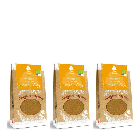 Zestaw: 3x PRZYPRAWA ZŁOTY KURCZAK BIO 60 g - DARY NATURY