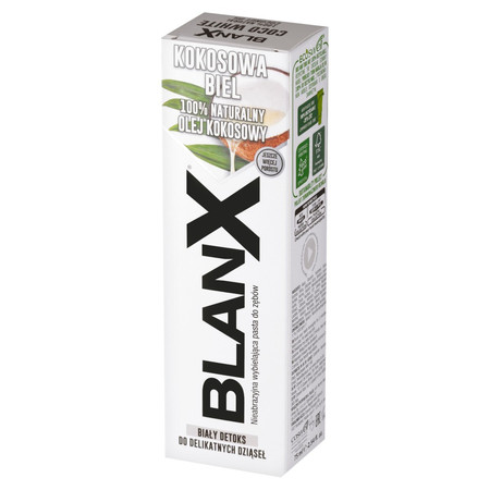 BlanX Pasta Coco White z Naturalnym Olejem Kokosowym 75 ml