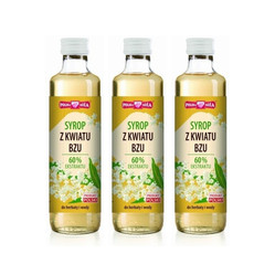 Zestaw: 3x Polska Róża Lemoniada kwiat bzu 250ml