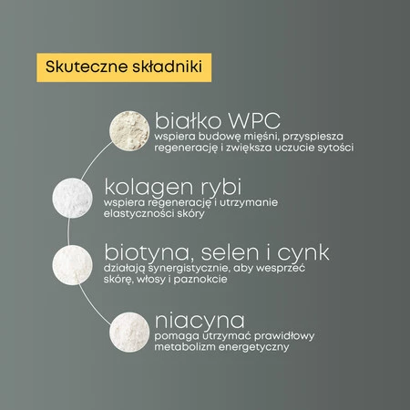 SUPERSONIC Koktajl proteinowy z kolagenem smak mango z marakują 560 g (16 porcji)