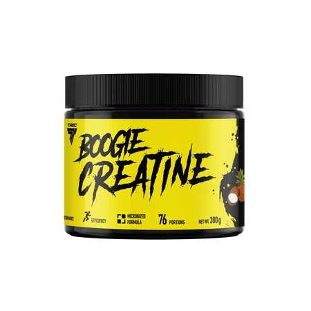 TREC Boogie Creatine Kreatyna Mikronizowana Monohydrant 300g smak owoce tropikalne