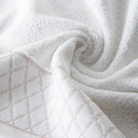 Ręcznik Layla (01), 50 x 90 cm, Biały