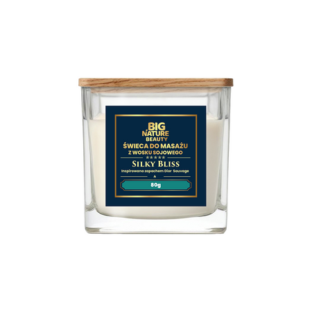 Big Nature Świeca sojowa do masażu insp. zapachem DIOR SAUVAGE 80g