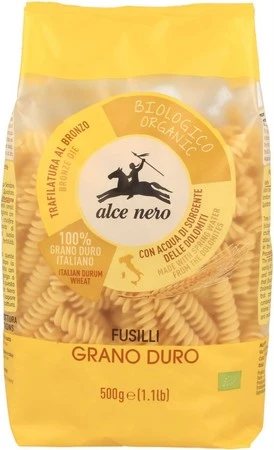 Alce Nero − Makaron semolinowy fusilli BIO − 500 g