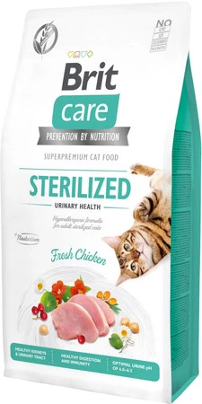 BRIT CARE Cat GF STERILIZED Urinary Health 7kg