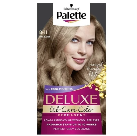 Palette Deluxe Farba do włosów permanentna nr 8-11 Cool Blond 1op.