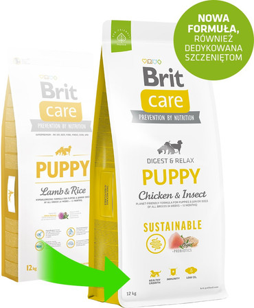 Brit Care Dog Sustainable Puppy Chicken Insect 1kg