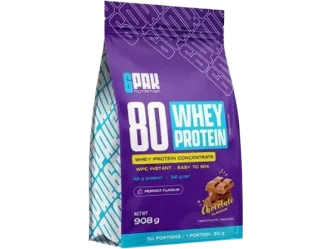 6PAK 80 WHEY PROTEIN odżywka białkowa WPC 908g smak czekolada
