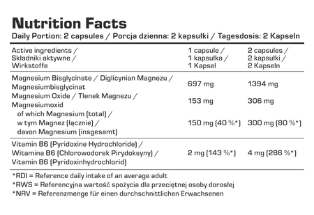 7Nutition Magnesium Bisglycinate 120 kaps.