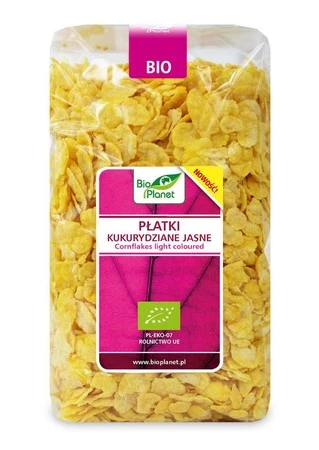 Bio Planet − Płatki kukurydziane jasne − 250 g