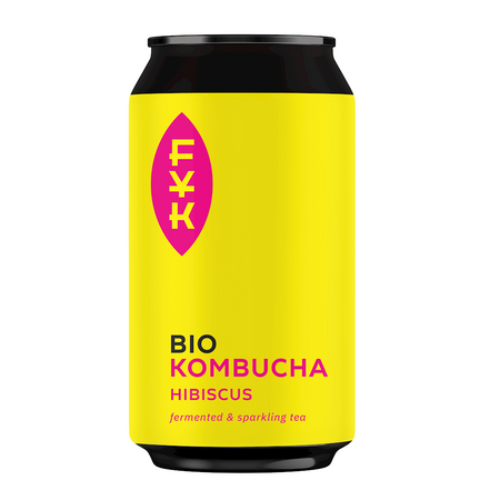 FOREVER YOUNG KOMBUCHA KOMBUCHA HERBATA CZARNA Z HIBISKUSEM BEZGLUTENOWA BIO 330 ml