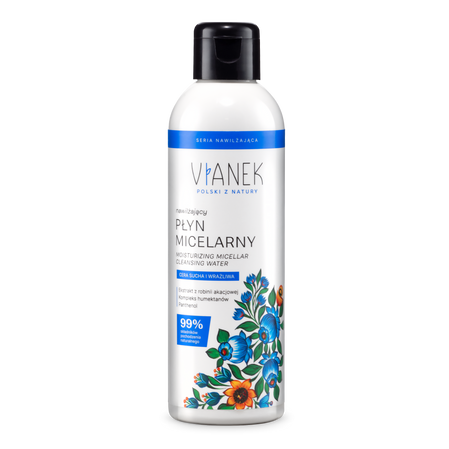 Vianek, Nawilżający płyn micelarny, 200 ml