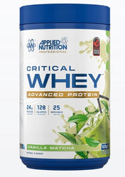Applied Nutrition Critical Whey odżywka białkowa koncentrat + izolat + hydrolizat 825g smak Vanilla Matcha
