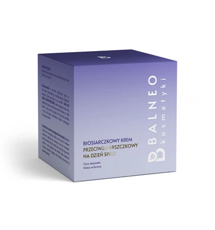 Balneokosmetyki - Biosiarczkowy krem przeciwzmarszczkowy na dzień 50ml