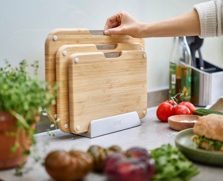 JJ-Zestaw 3 desek na stojaku 4el. Nest Bamboo