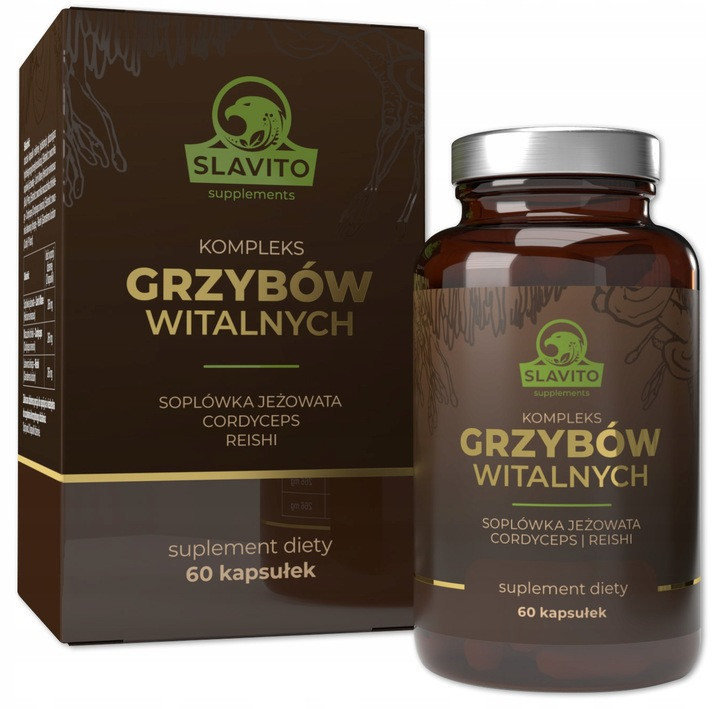Slavito Kompleks Grzybów Witalnych 60 kaps. - Nabea.pl