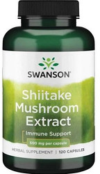 Swanson Shiitake Mushroom Extract 500 mg grzyby 120 kaps.