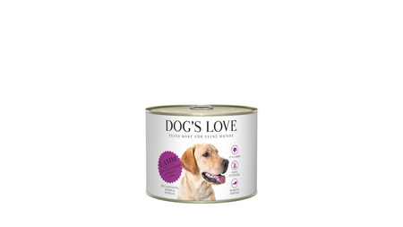Zestaw 10x DOG'S LOVE Lamm - jagnięcina z dynią, morelą i ziemniakami (200g)