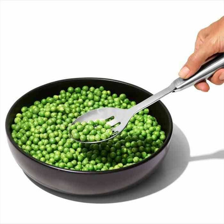 OXO-Łyżka cedzakowa do serwowania stalowa, STEEL