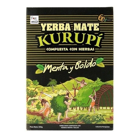 Yerba Mate Kurupi Compuesta con Hierbas 500 g