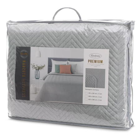 NARZUTA LEN 3 170 X 210 CM SREBRNY