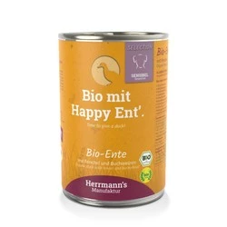 Zestaw 10x HERRMANN'S Selection Sensitive Dog Bio Ente - bio kaczka z koprem włoskim (400g)