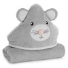 Ręcznik Dziecięcy Baby71 100 x 100 cm, Srebrny