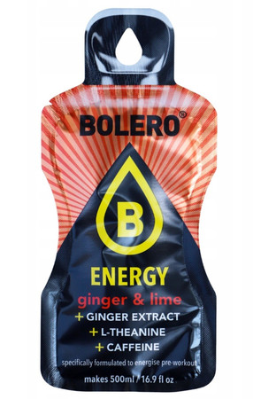 Bolero Energy Imbir i Limonka 14g napój ze stewią w proszku bez cukru