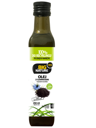 Big Nature Olej z czarnuszki 250 ml 100%