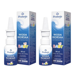 Zestaw: 2x Protego woda morska baby spray do nosa 30 ml - wyrób medyczny